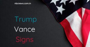 Trump Vance Signs